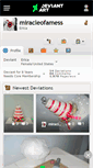 Mobile Screenshot of miracleofamess.deviantart.com