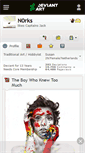Mobile Screenshot of n0rks.deviantart.com