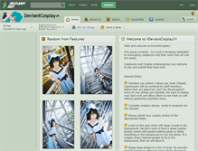 Tablet Screenshot of deviantcosplay.deviantart.com