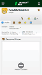 Mobile Screenshot of headshotmaster.deviantart.com