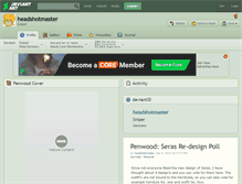 Tablet Screenshot of headshotmaster.deviantart.com