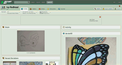 Desktop Screenshot of ivy-redhead.deviantart.com