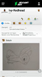 Mobile Screenshot of ivy-redhead.deviantart.com