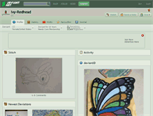 Tablet Screenshot of ivy-redhead.deviantart.com
