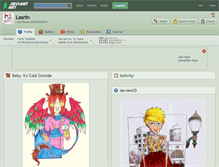 Tablet Screenshot of lasrin.deviantart.com