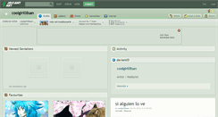 Desktop Screenshot of coolgirl08san.deviantart.com