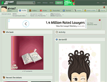 Tablet Screenshot of al-roo7.deviantart.com