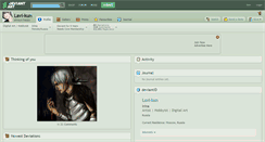 Desktop Screenshot of lavi-kun.deviantart.com