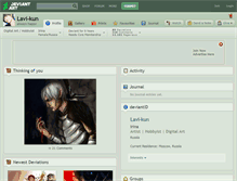 Tablet Screenshot of lavi-kun.deviantart.com