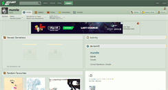 Desktop Screenshot of murelle.deviantart.com