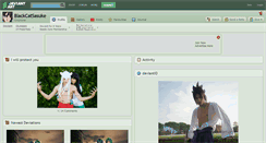 Desktop Screenshot of blackcatsasuke.deviantart.com