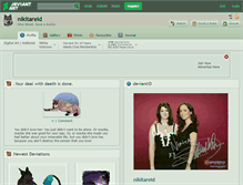 Tablet Screenshot of nikitareid.deviantart.com