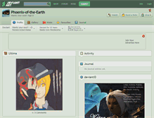 Tablet Screenshot of phoenix-of-the-earth.deviantart.com