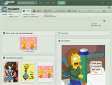 Tablet Screenshot of mastadee.deviantart.com