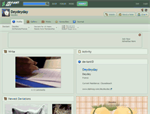 Tablet Screenshot of deydeyday.deviantart.com