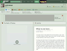 Tablet Screenshot of lord-amun.deviantart.com