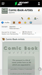 Mobile Screenshot of comic-book-artists.deviantart.com