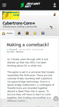 Mobile Screenshot of cybertrons-core.deviantart.com