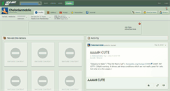 Desktop Screenshot of chelonianmobile.deviantart.com