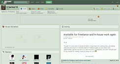Desktop Screenshot of g-saviour18.deviantart.com