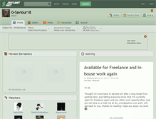Tablet Screenshot of g-saviour18.deviantart.com