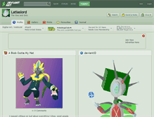 Tablet Screenshot of latiaslord.deviantart.com