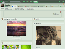Tablet Screenshot of danette.deviantart.com