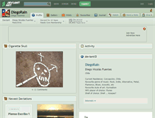 Tablet Screenshot of diegorain.deviantart.com