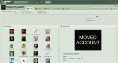 Desktop Screenshot of mephilesthecute09.deviantart.com