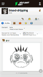 Mobile Screenshot of blood-dripping.deviantart.com