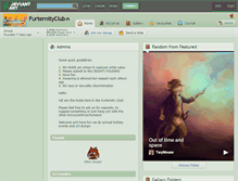 Tablet Screenshot of furternityclub.deviantart.com