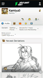 Mobile Screenshot of kamiyu0.deviantart.com