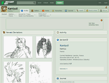 Tablet Screenshot of kamiyu0.deviantart.com