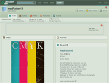 Tablet Screenshot of madfusion15.deviantart.com