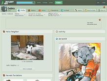 Tablet Screenshot of gubru.deviantart.com