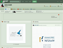 Tablet Screenshot of mon-omer.deviantart.com