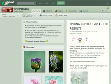 Tablet Screenshot of flowersclub.deviantart.com