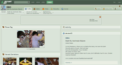 Desktop Screenshot of dbio.deviantart.com