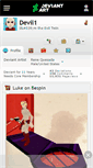 Mobile Screenshot of devil1.deviantart.com