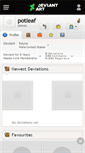 Mobile Screenshot of potleaf.deviantart.com