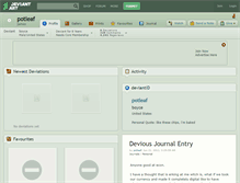 Tablet Screenshot of potleaf.deviantart.com