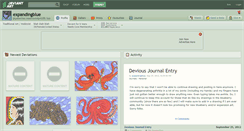 Desktop Screenshot of expandingblue.deviantart.com