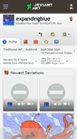 Mobile Screenshot of expandingblue.deviantart.com