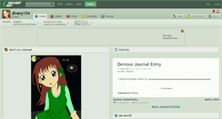Desktop Screenshot of divany154.deviantart.com