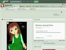 Tablet Screenshot of divany154.deviantart.com