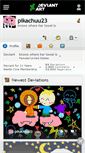 Mobile Screenshot of pikachuu23.deviantart.com