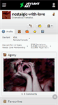 Mobile Screenshot of nostalgic-with-love.deviantart.com