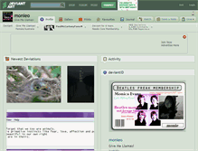 Tablet Screenshot of monieo.deviantart.com