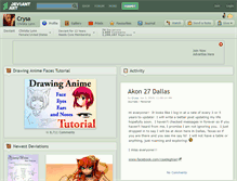 Tablet Screenshot of crysa.deviantart.com