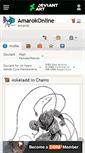 Mobile Screenshot of amarokonline.deviantart.com